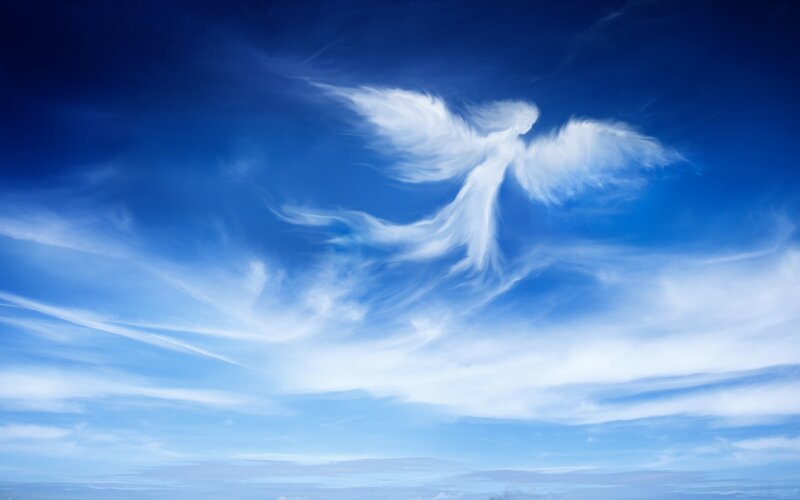 Angel-shaped Cloud