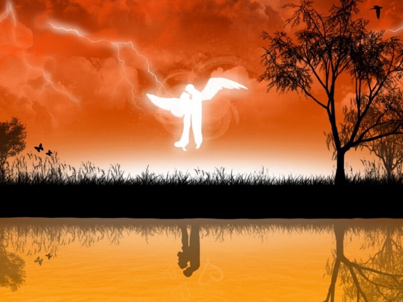 Angel Silhouette