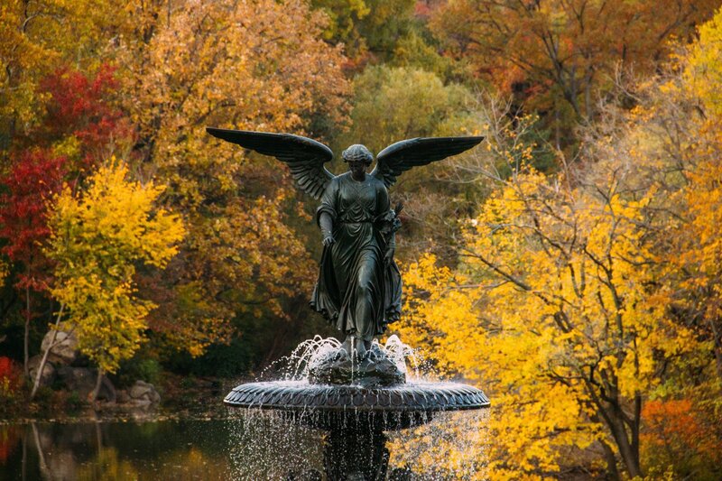 Angel Statue Fountain