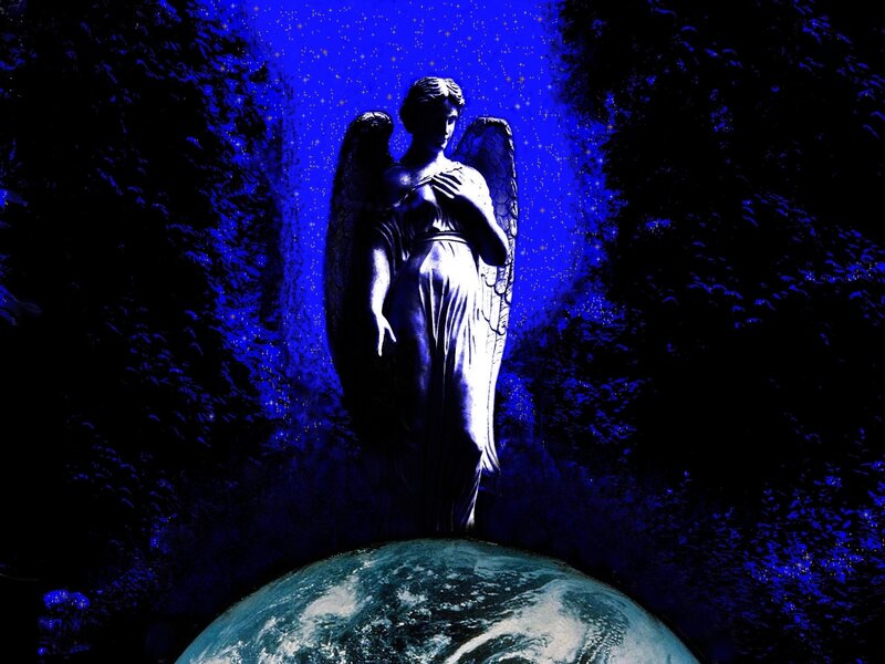 Angel Statue on Earth