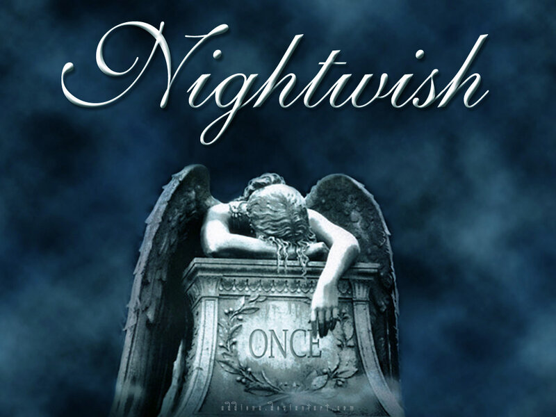 Angel Statue on Tombstone — Blue