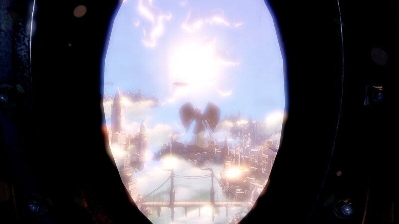 Angel Statue over City