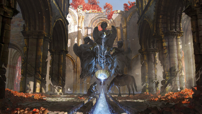 Angel Statues in Ruin