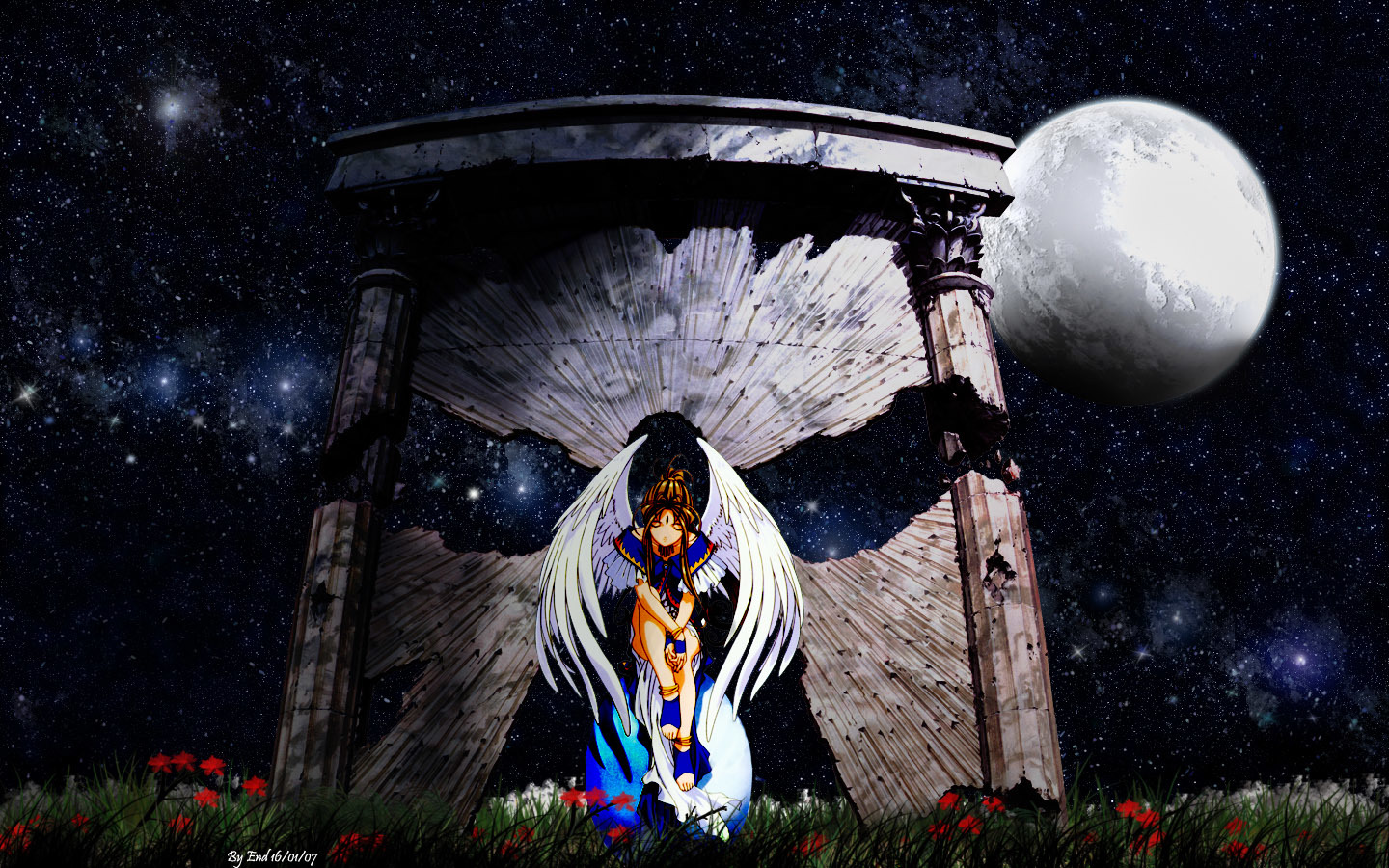 angel under the moon