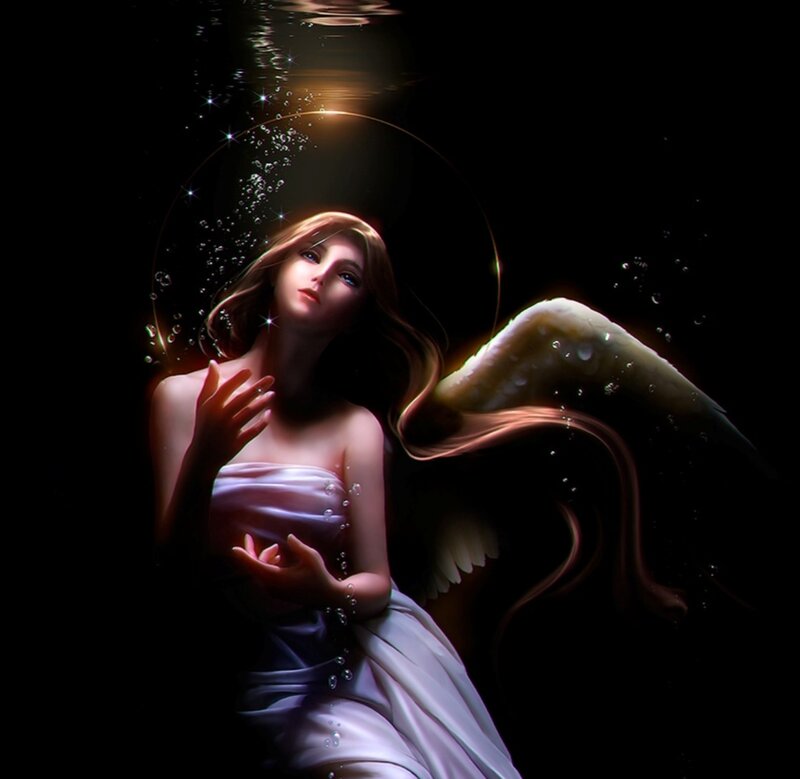 Angel Underwater