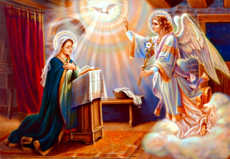Angel Visiting Virgin Mary