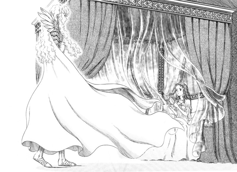 Angel visits a girl in bed