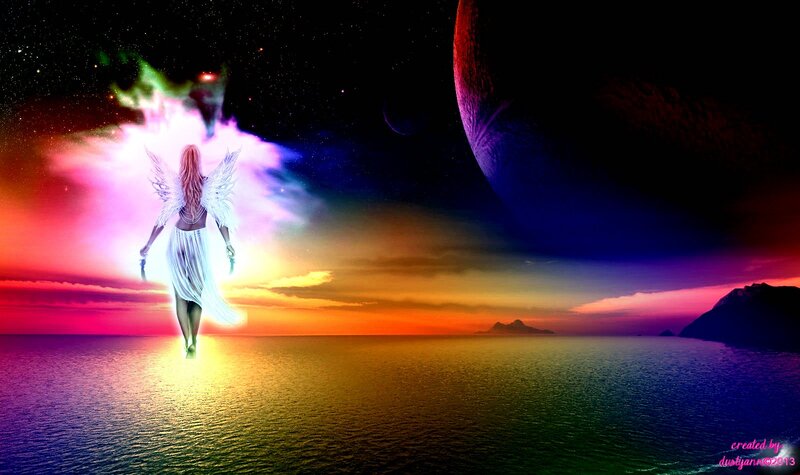 Angel Walking on Water