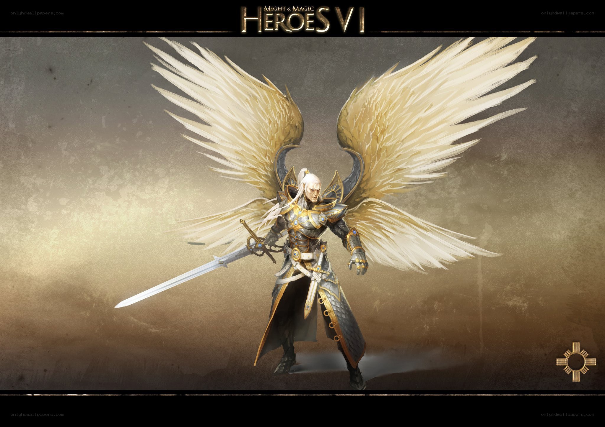 Angel warrior from Heroes VI