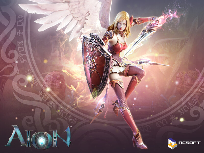 Angel warrior in action