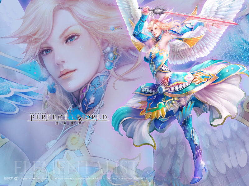 Angel warrior in perfect world