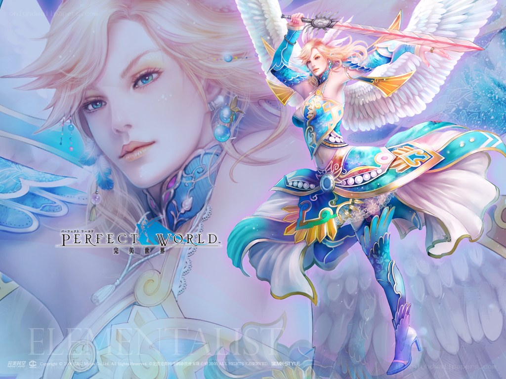 Angel warrior in perfect world