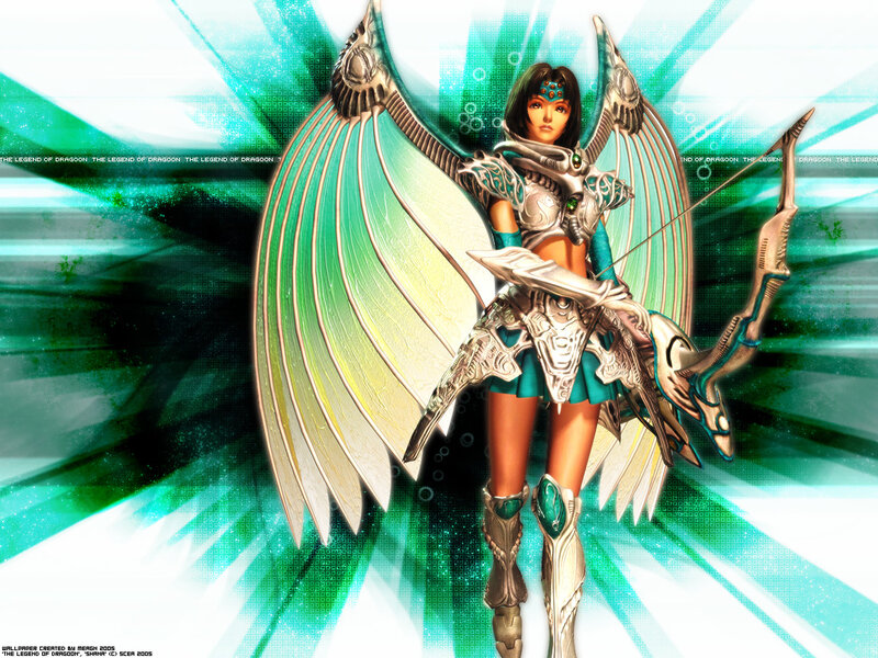 Angel warrior with bow