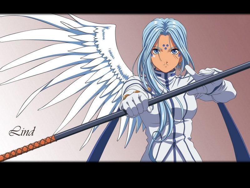Angel warrior with staff