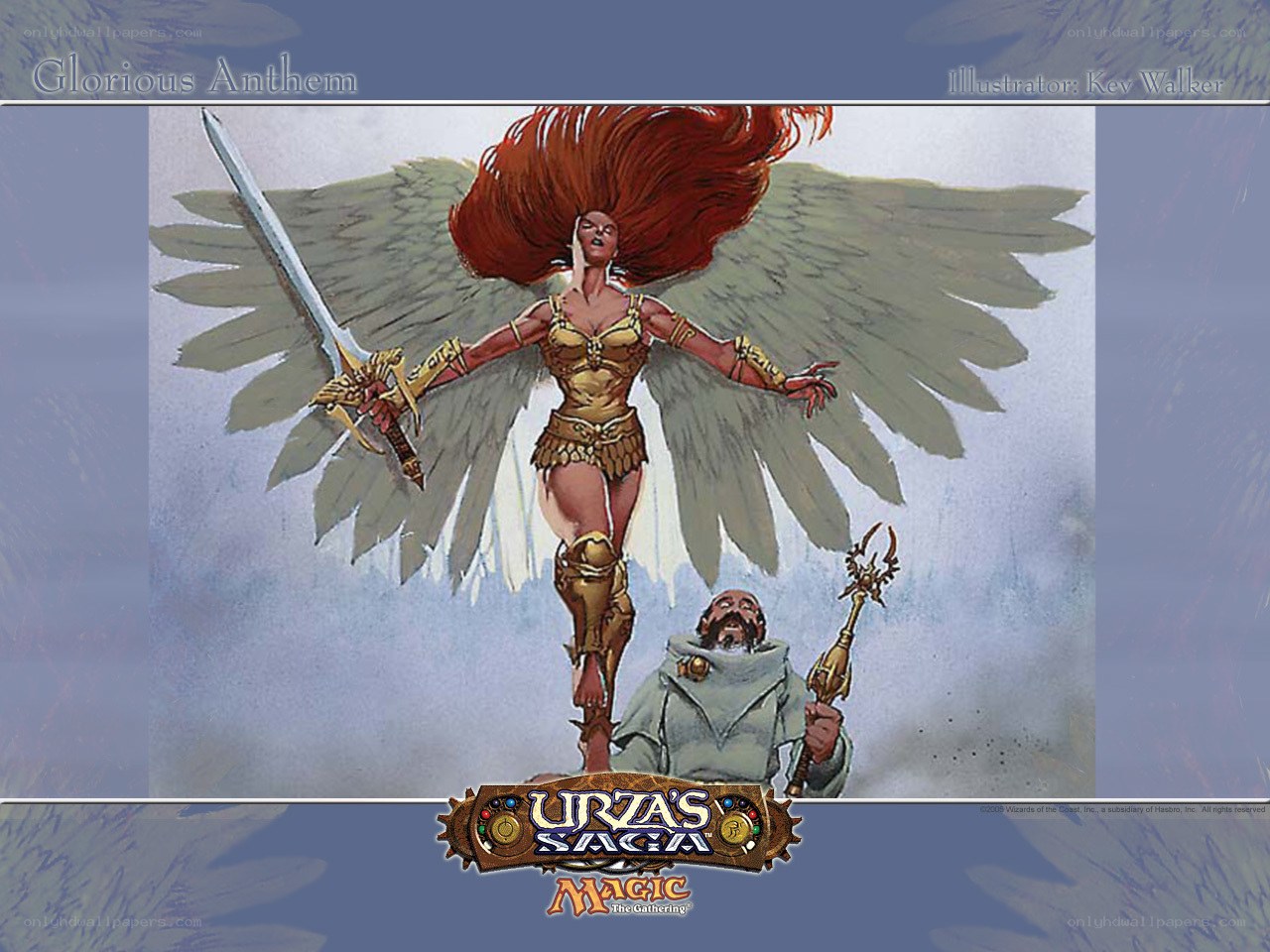 Angel warrior with sword