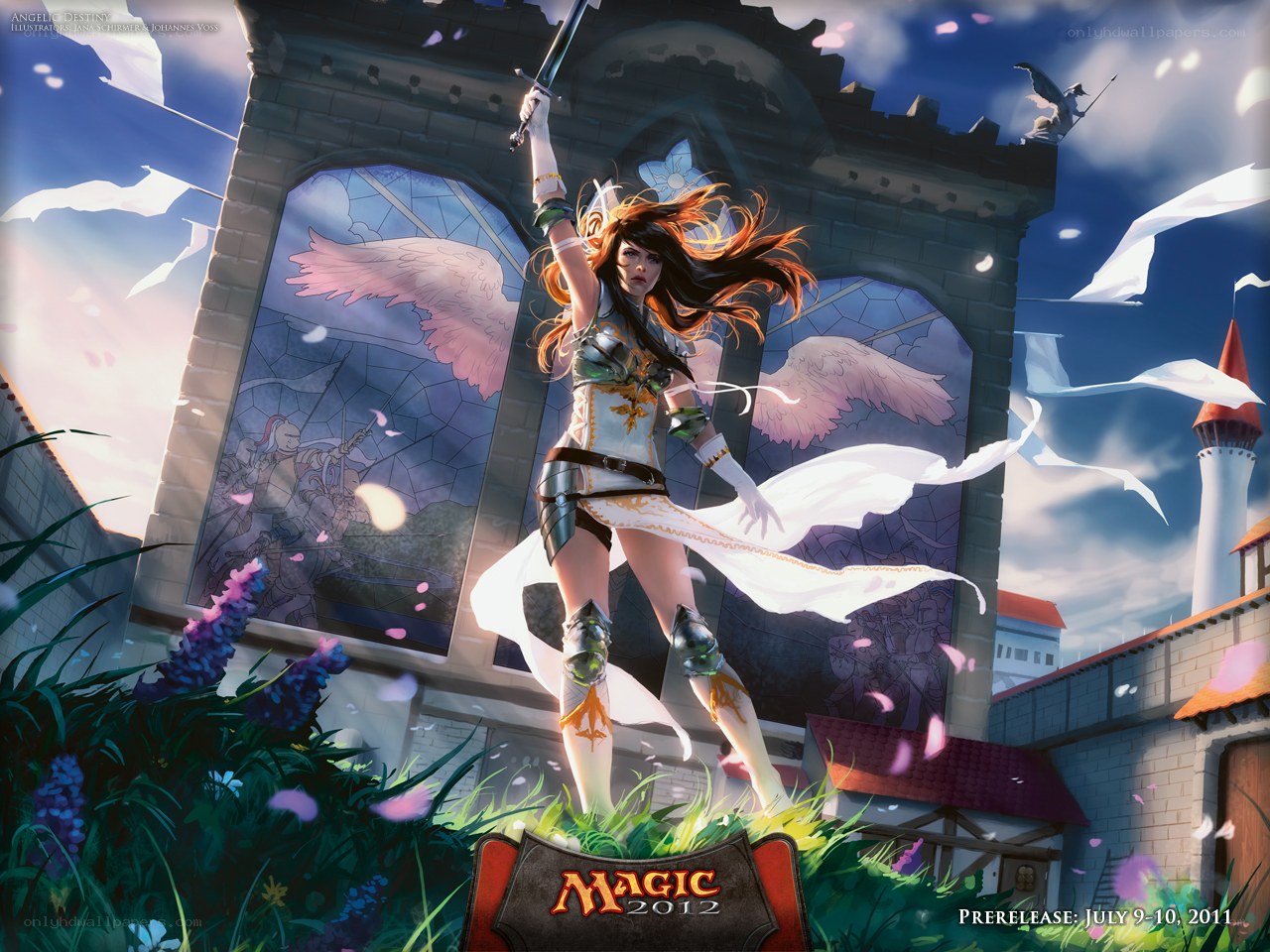 Angel warrior with sword