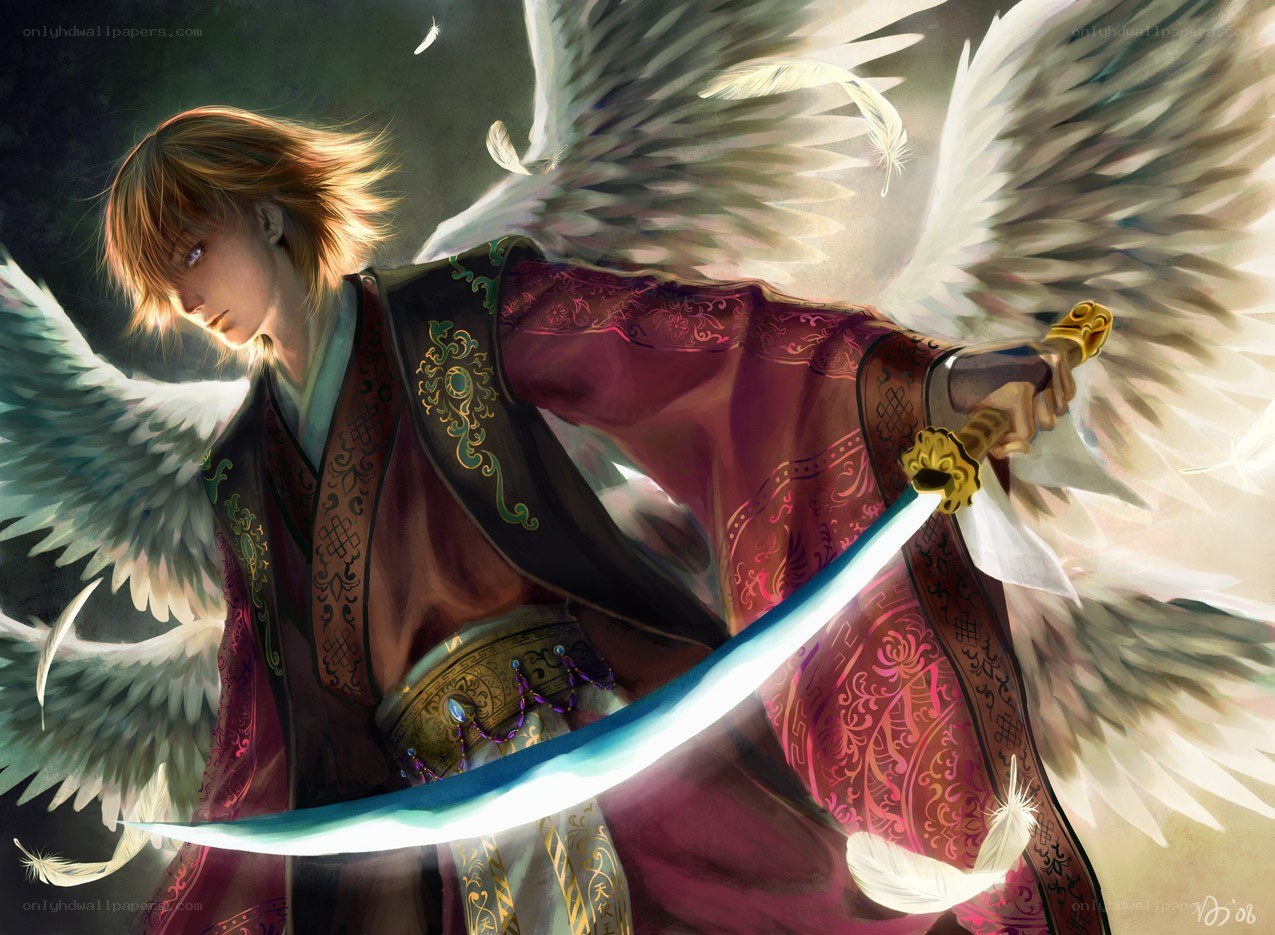 angel warrior with sword