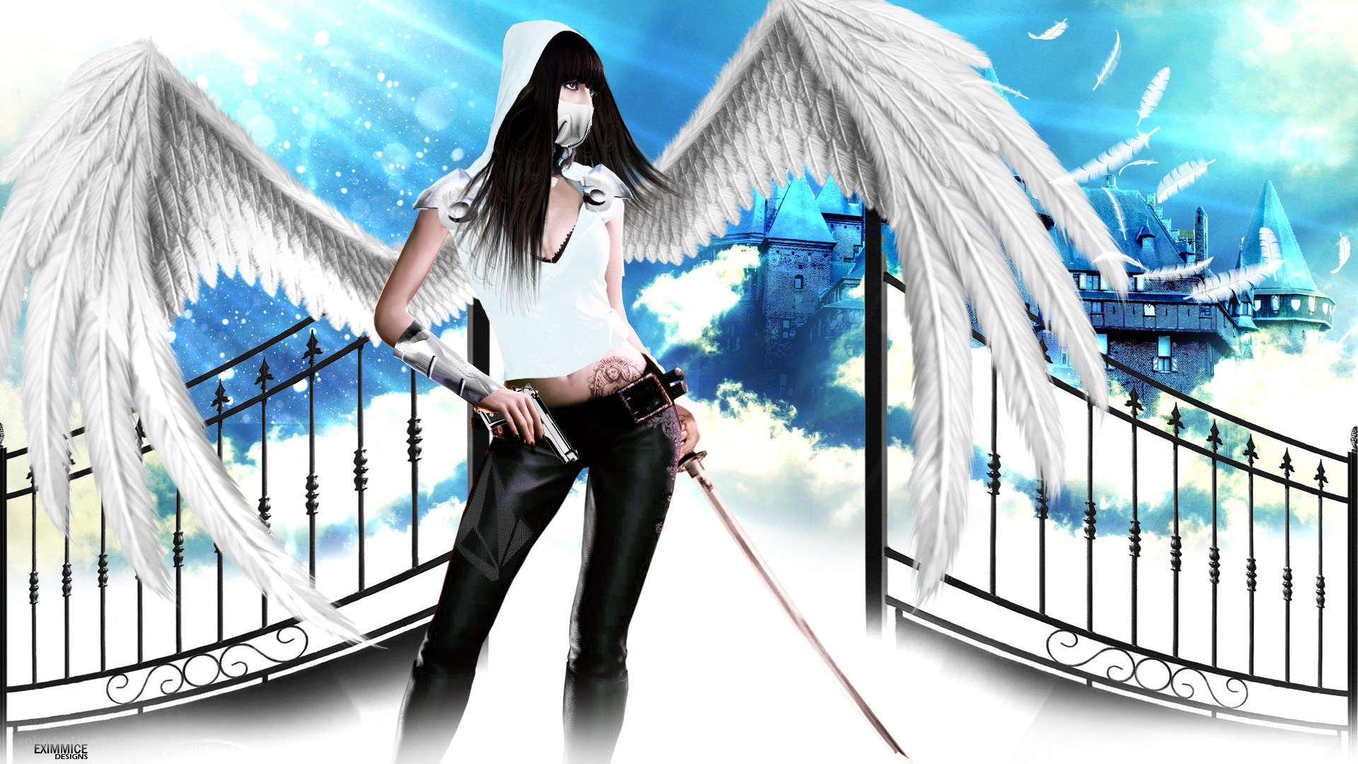 angel warrior with sword
