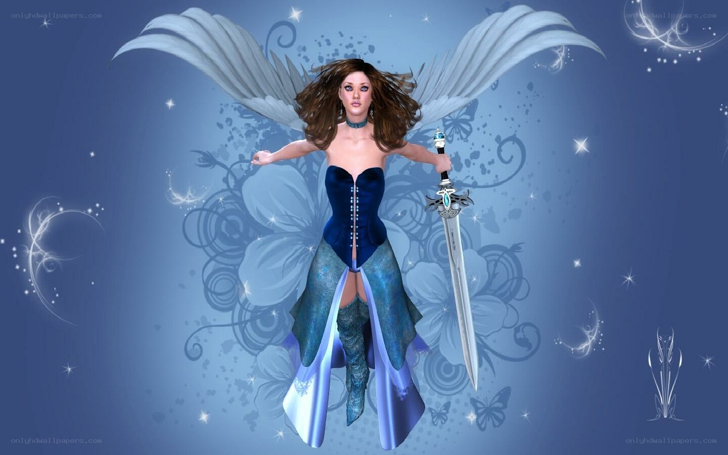 angel warrior with sword
