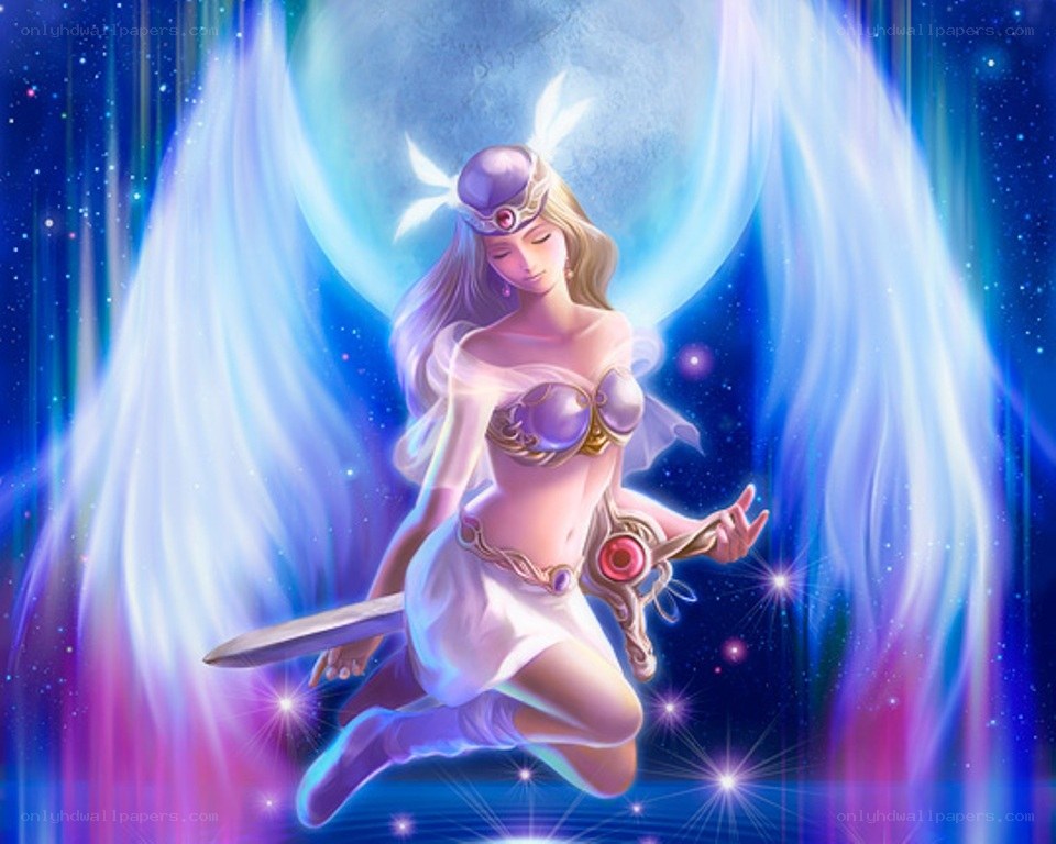 Angel warrior with sword