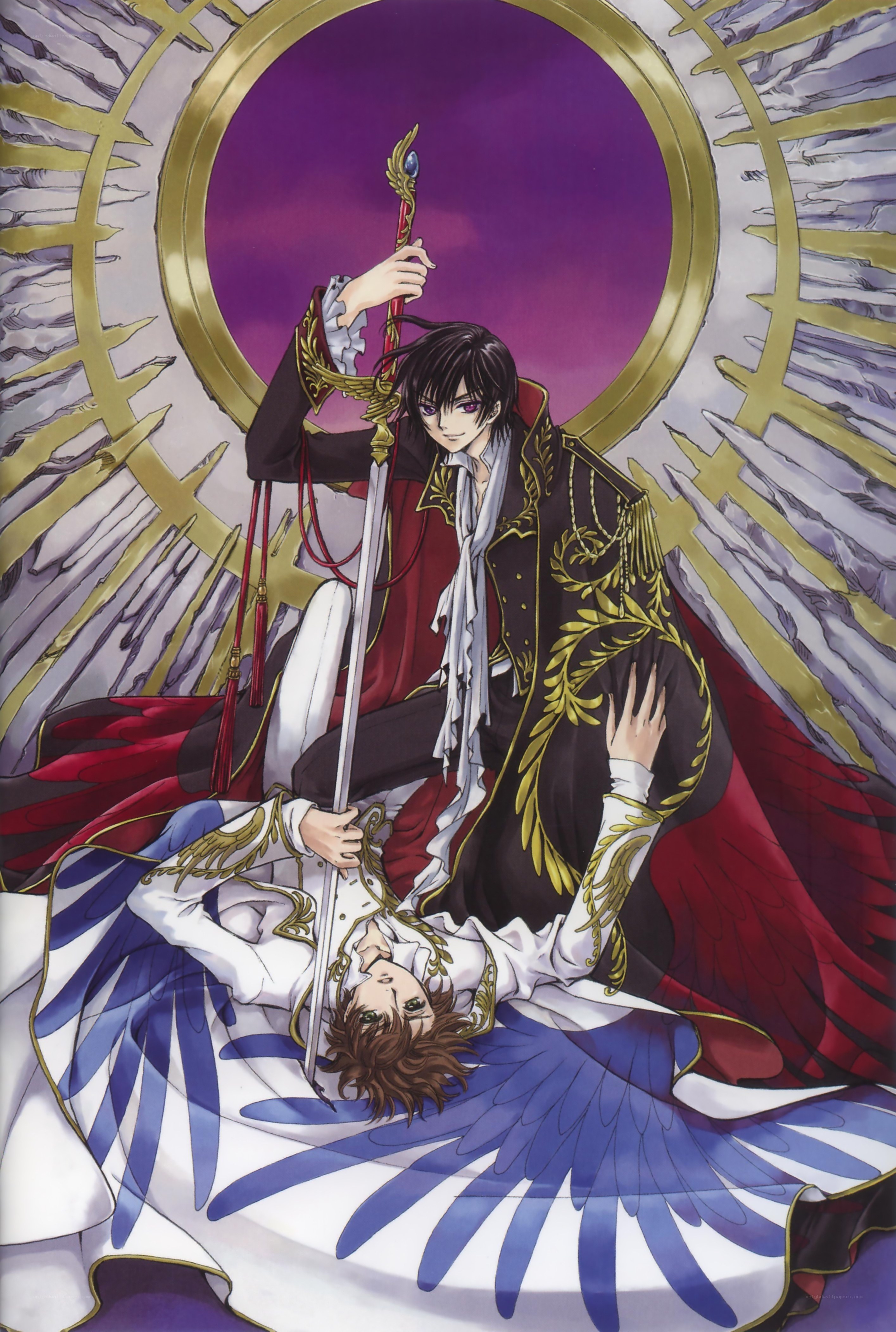 Angel warrior with sword
