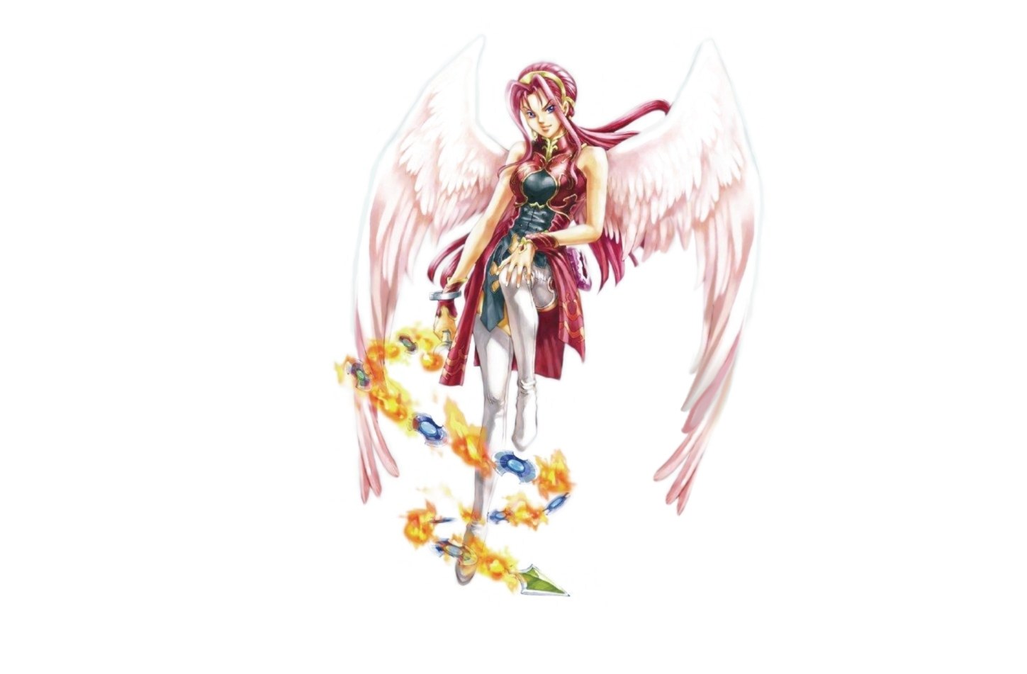 Angel warrior with wings