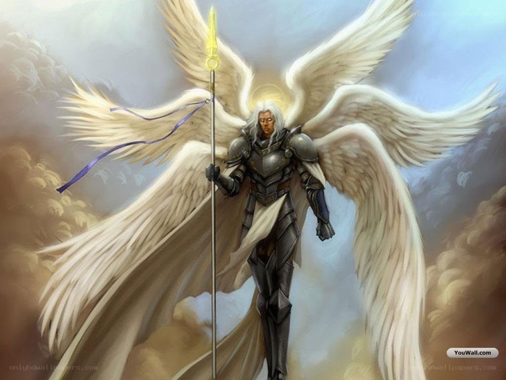 angel warrior with wings