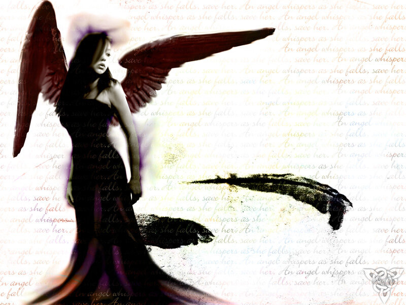 angel whispers as she falls