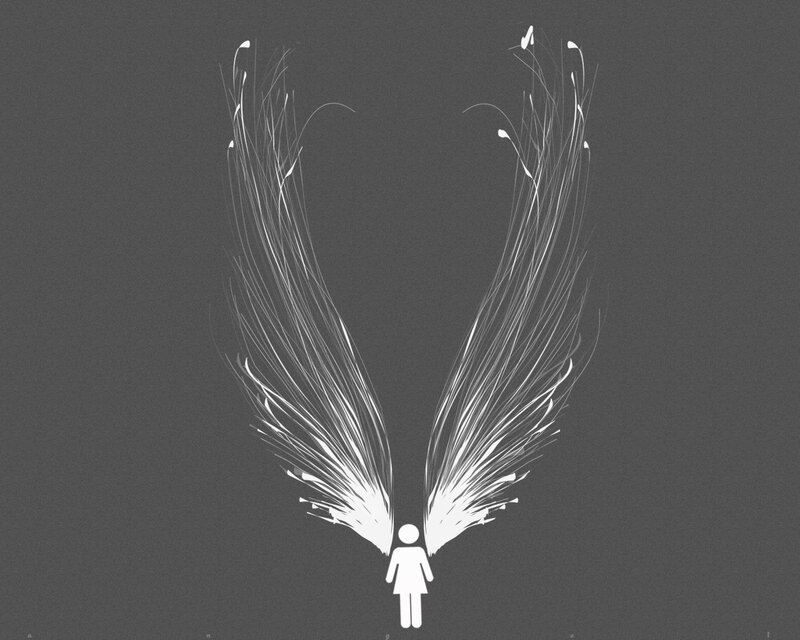 Angel wings illustration