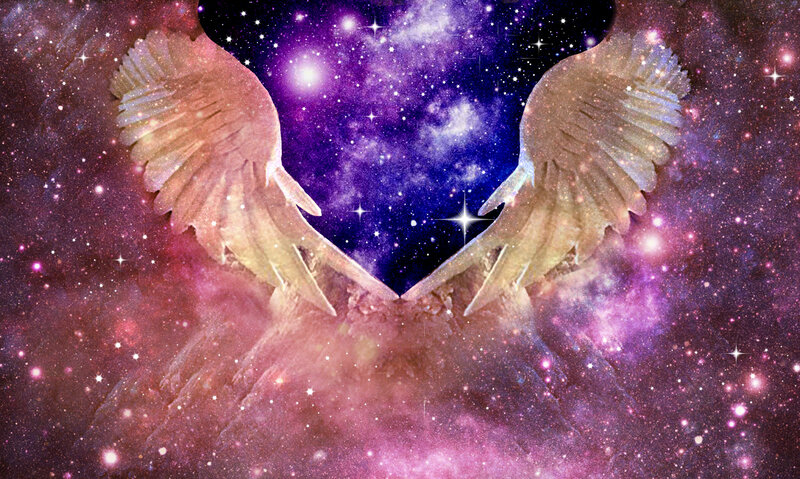 Angel Wings in Space