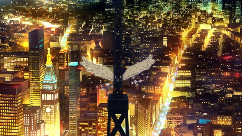 Angel Wings over City