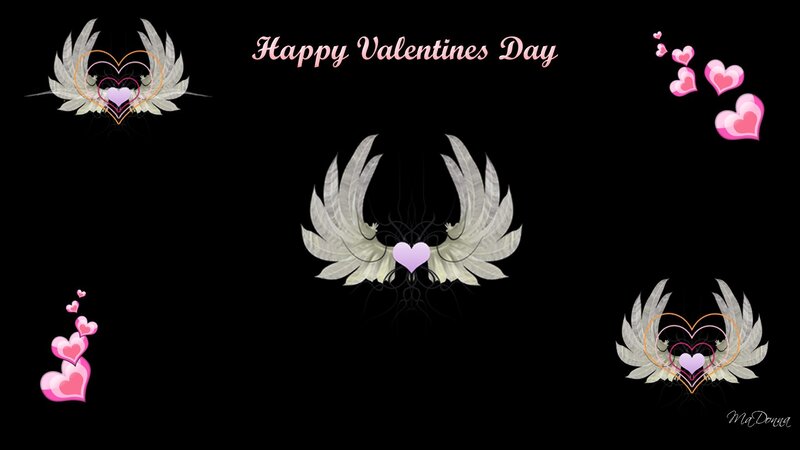 Angel Wings with Hearts