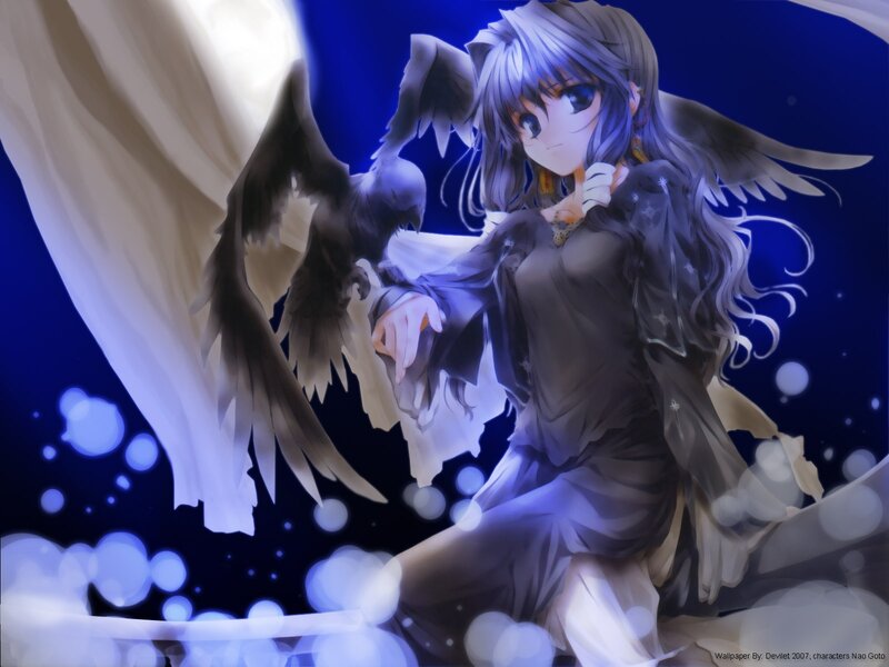 Angel with a crow