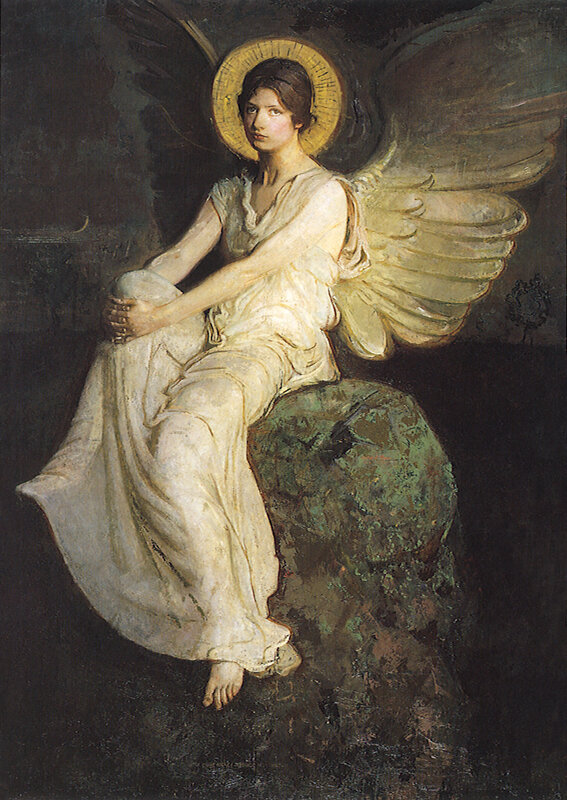 Angel with a halo