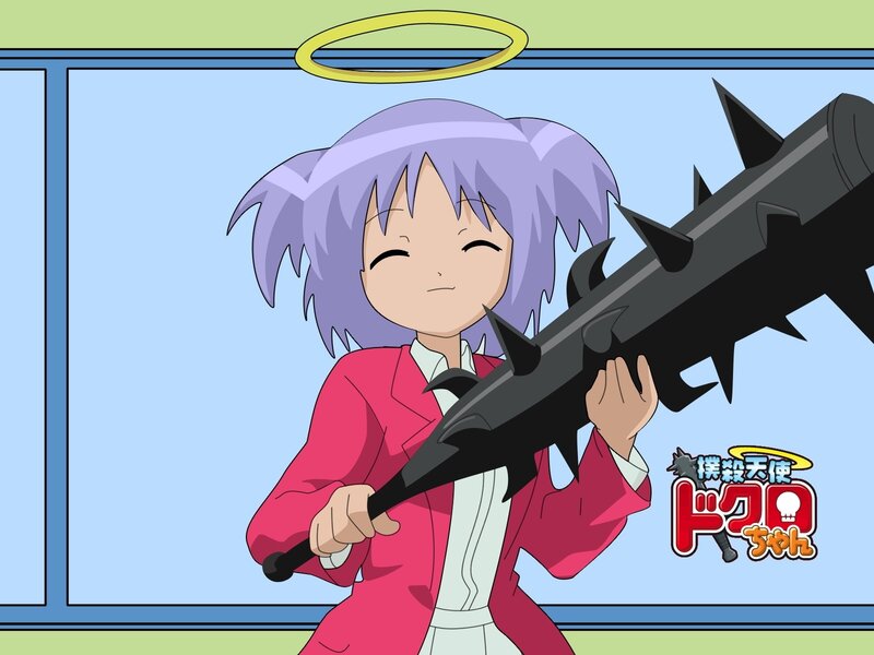 Angel with a spiked club
