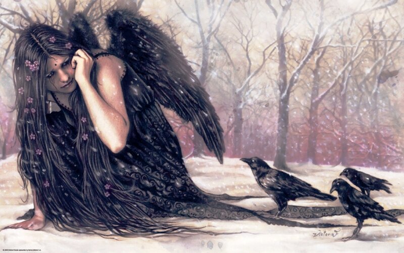 Angel with Black Wings — Melancholic