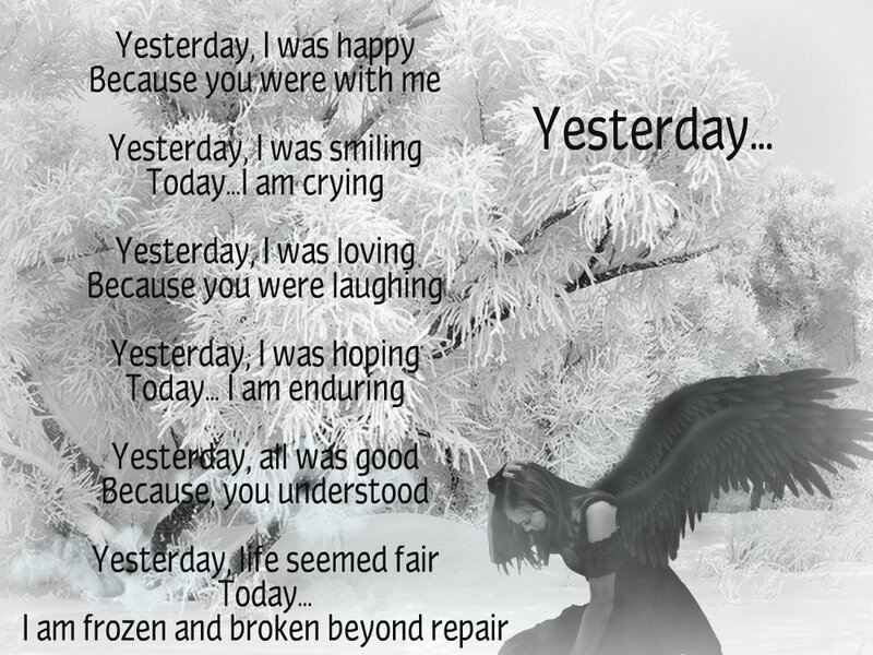 Angel with Black Wings — Melancholic, Winter