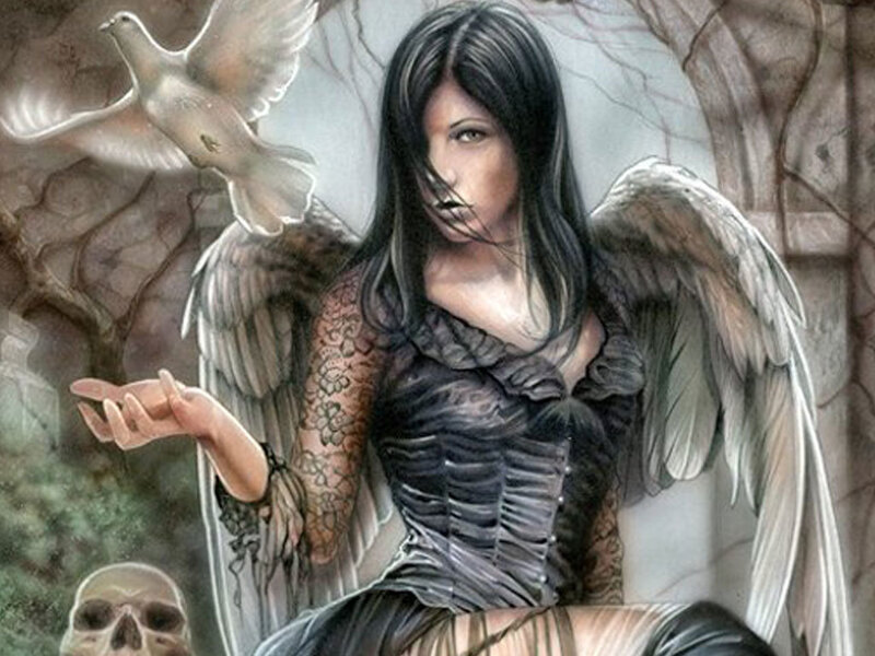 Angel with Black Wings — Somber