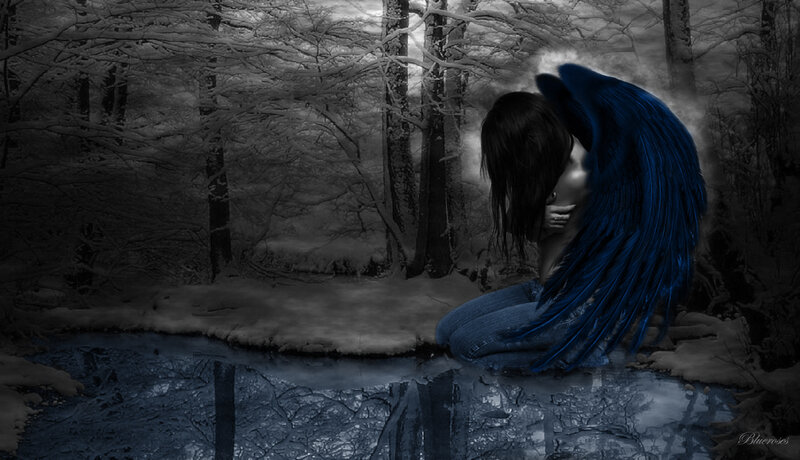 Angel with Blue Wings — Melancholic