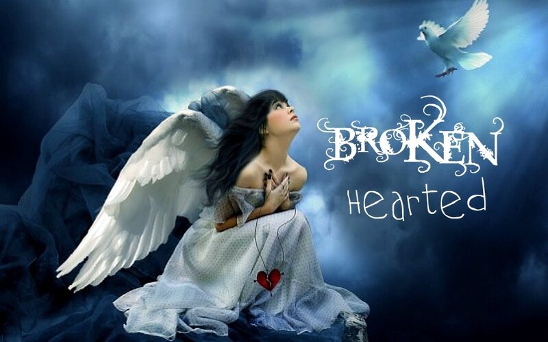 Angel with Broken Heart — Blue