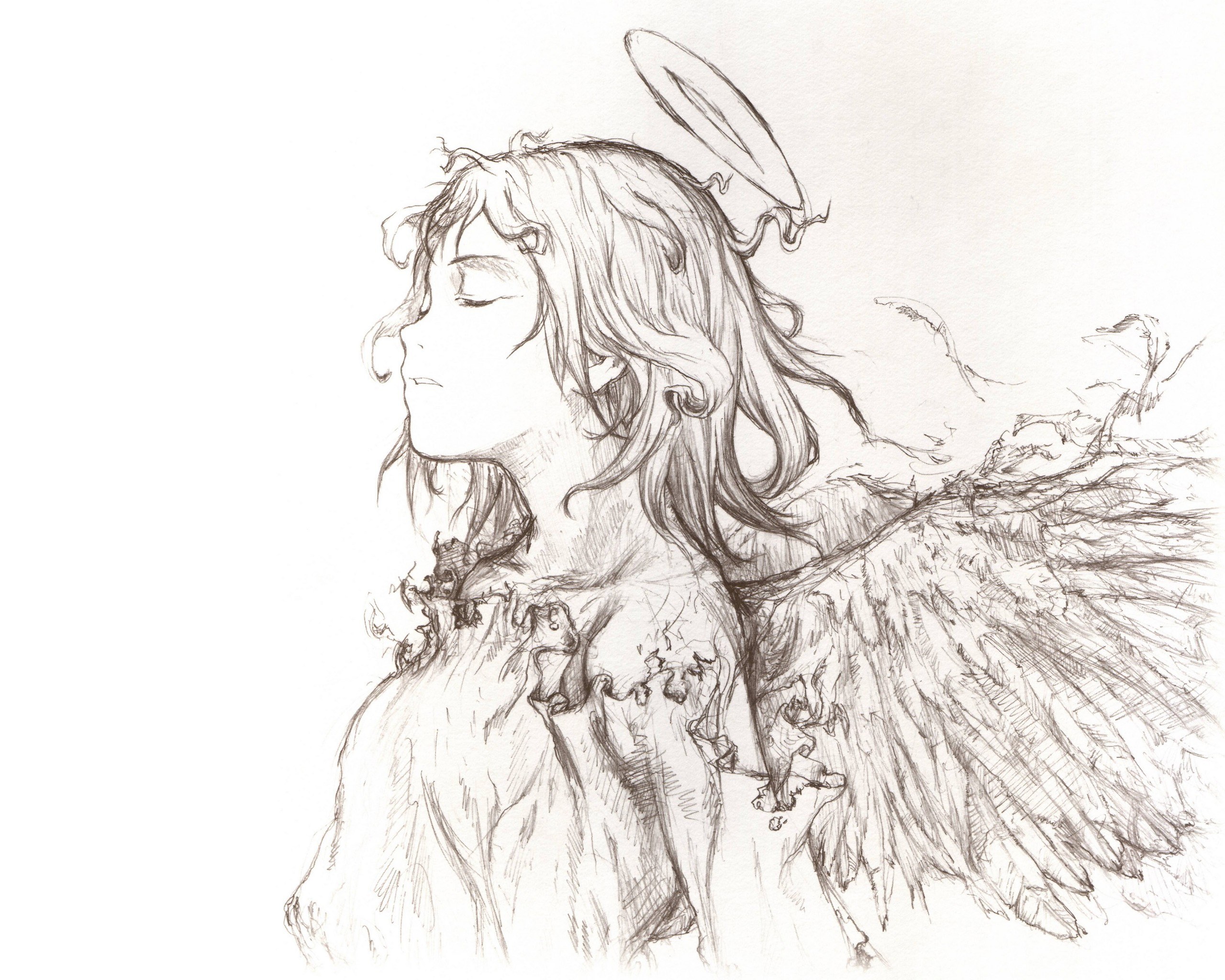 angel with broken wings