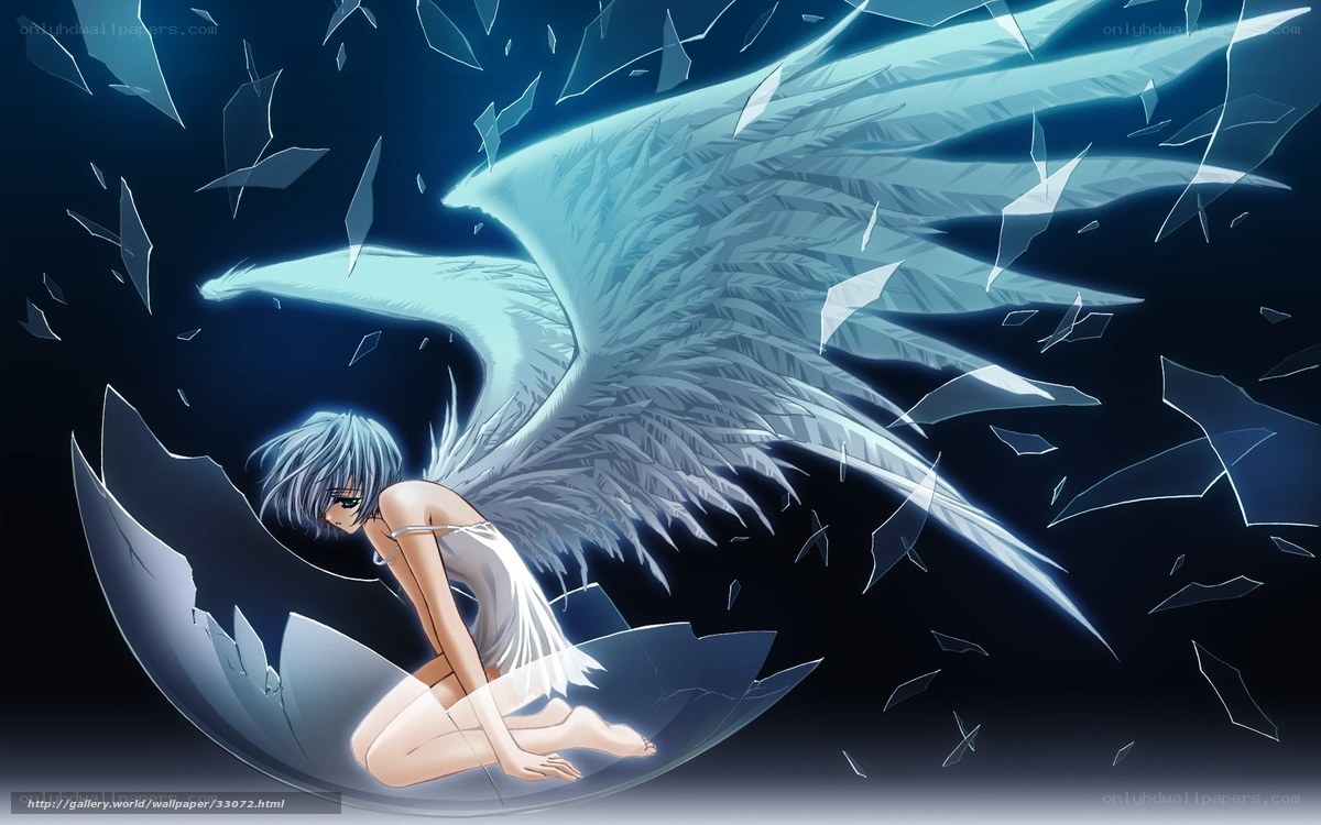 Angel with broken wings