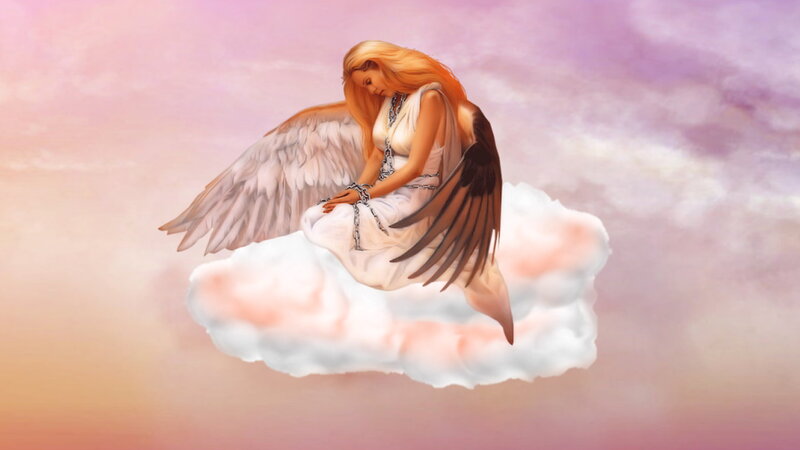Angel with Chains — Pink