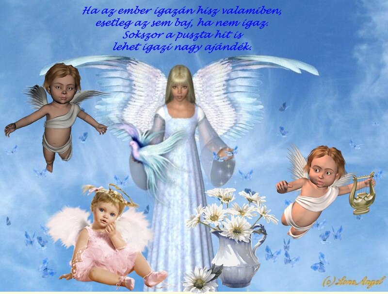 Angel with Cherubs