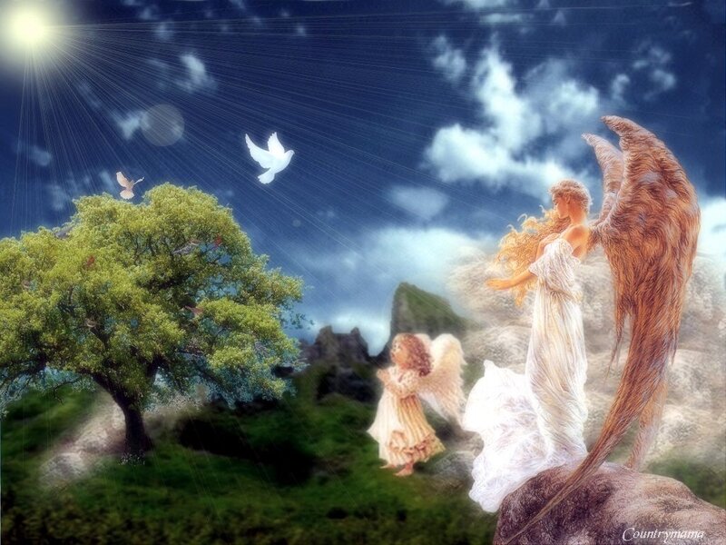 Angel with Child Angel