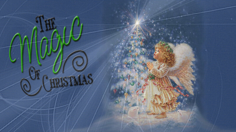 Angel with Christmas Tree