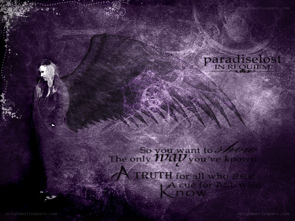 angel with dark wings