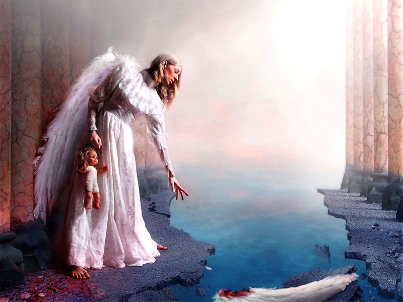 Angel with Doll