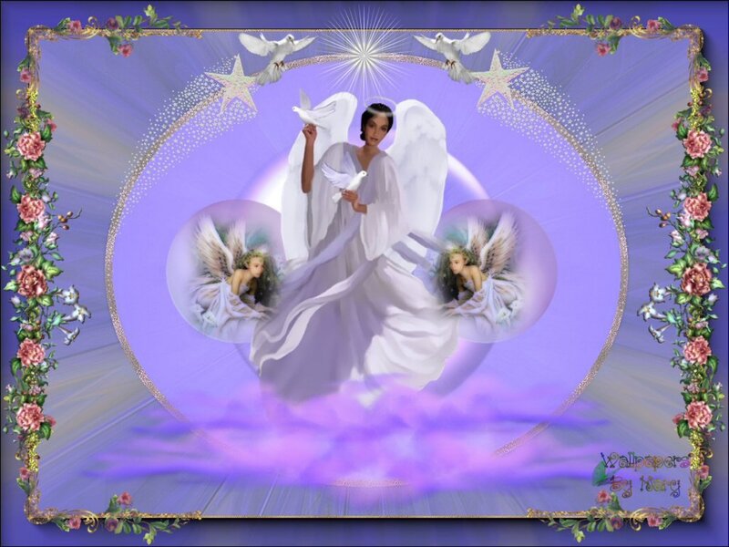Angel with Doves