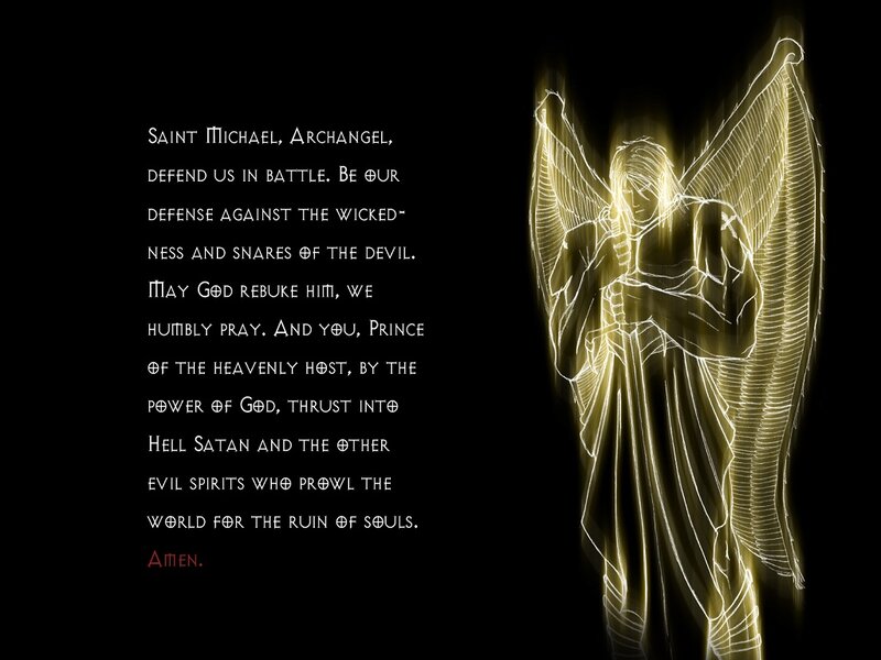 Angel with Glowing Wings — Black